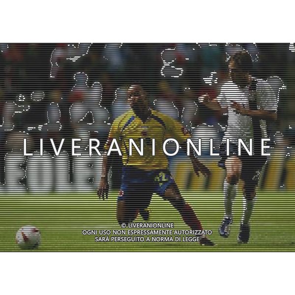 COPPA AMERICA VENEZUELA 2007 INTERNATIONAL FOOTBALL 05/07/2007 COLOMBIA - USA (Stadium Metropolitano Barquisimeto ) NELLA FOTO CAMILO ZUNIGA /COL _ JUSTIN MAPP /USA PH GPG/AG. ALDO LIVERANI 