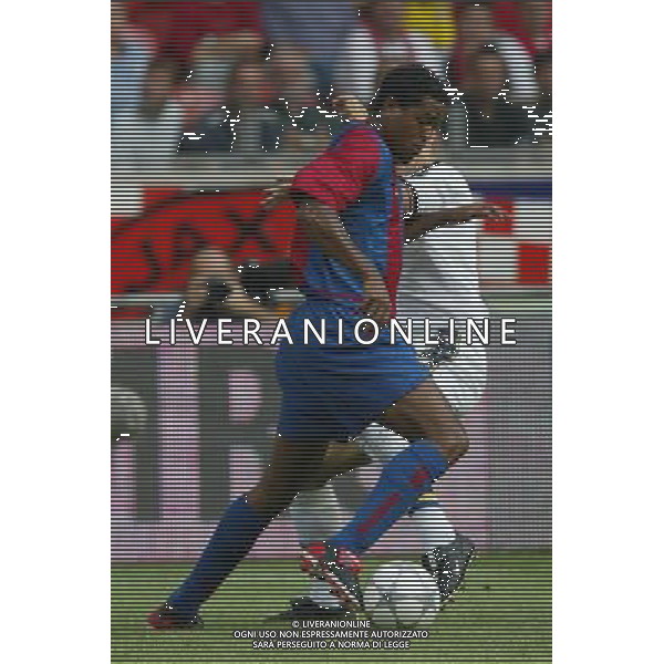 BARCELLONA CALCIO 2003 NELLA FOTO KLUIVERT PATRICK FOTO ALDO LIVERANI