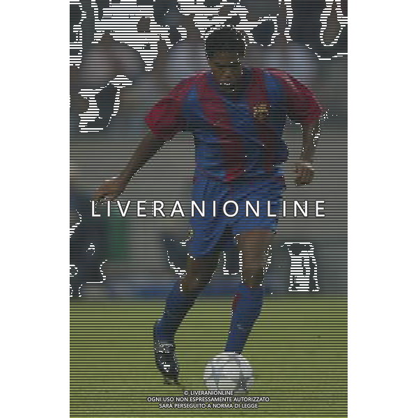 BARCELLONA CALCIO 2003 NELLA FOTO KLUIVERT PATRICK FOTO ALDO LIVERANI