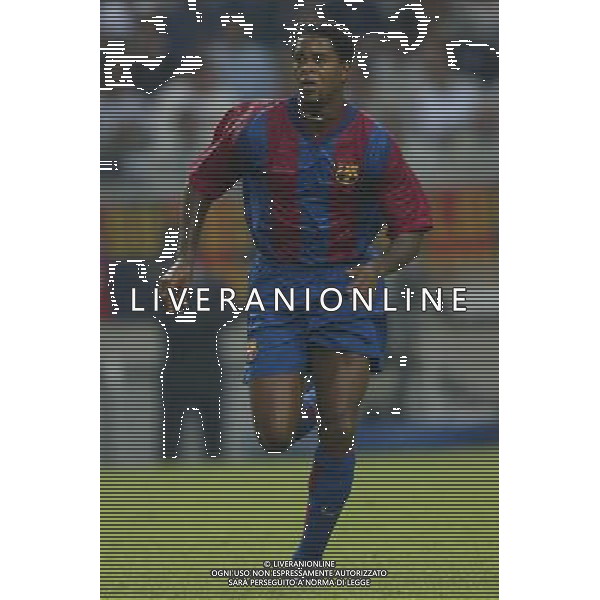 BARCELLONA CALCIO 2003 NELLA FOTO KLUIVERT PATRICK FOTO ALDO LIVERANI