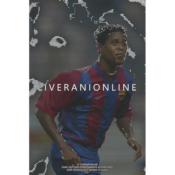BARCELLONA CALCIO 2003 NELLA FOTO KLUIVERT PATRICK FOTO ALDO LIVERANI