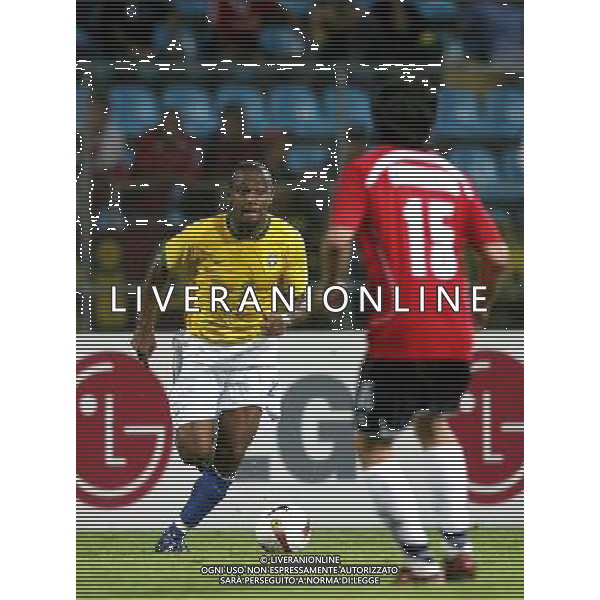 INTERNATIONAL FOOTBALL COPA AMERICA VENEZUELA 2007 BRAZIL-CHILE 6-1 (Stadium J. Antonio Anzoategui Puerto La Cruz ) MAICON ( BRAZIL) ph GPG/ag aldo liverani s.a.s.