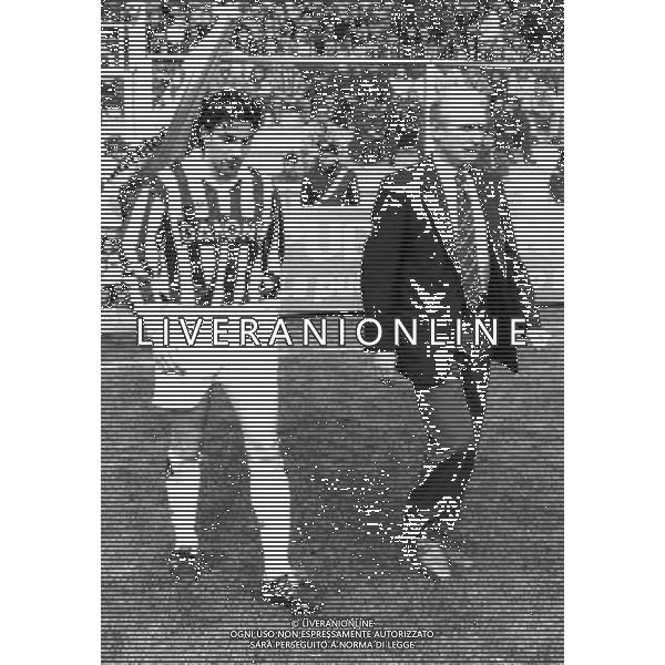 Giovanni Trapattoni Allenatore Juventus con Alessandro Del Piero ph archivio Ag. Aldo Liverani Retrospettiva