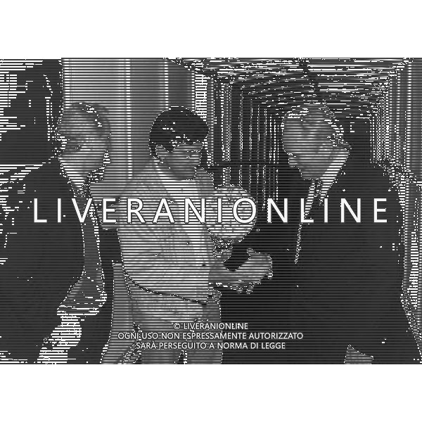 Giovanni Trapattoni con Giampiero Boniperti e Claudio Chiappucci nel 1993/94 ph archivio Ag. Aldo Liverani Retrospettiva