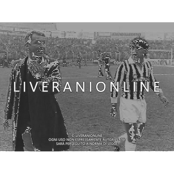 Giovanni Trapattoni Allenatore Juventus con Giuseppe Galderisi ph archivio Ag. Aldo Liverani Retrospettiva
