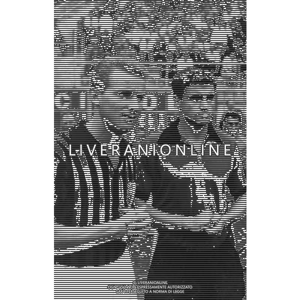 Giovanni Trapattoni Calciatore con la maglia del Milan nel 1962/63 ph archivio Ag. Aldo Liverani Retrospettiva