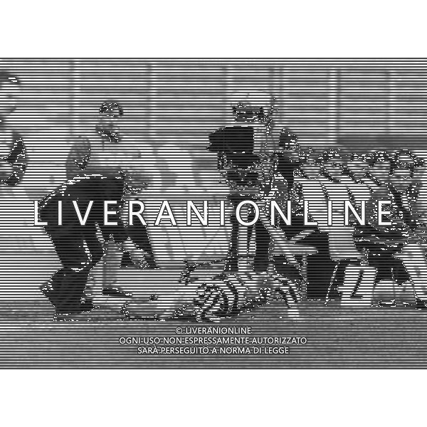 Giovanni Trapattoni Allenatore Juventus con Fabrizio Ravanelli ph archivio Ag. Aldo Liverani Retrospettiva