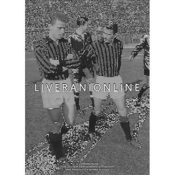 Giovanni Trapattoni Calciatore con la maglia del Milan ph archivio Ag. Aldo Liverani Retrospettiva