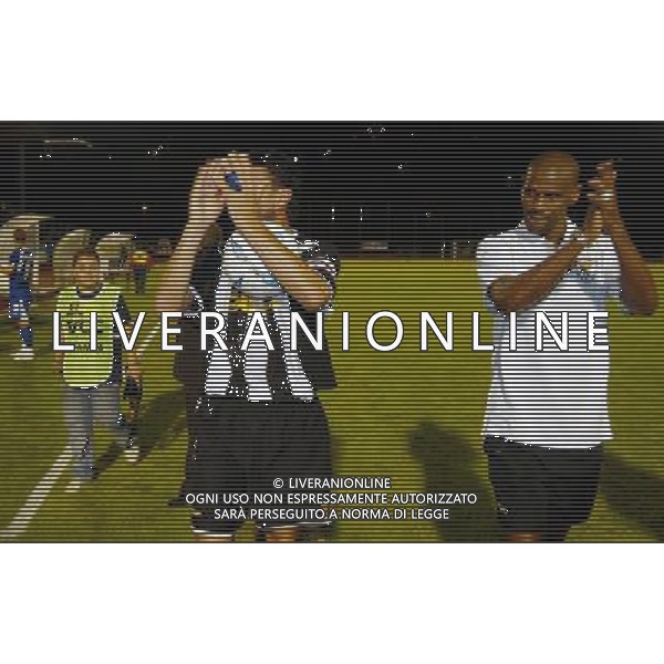 Murata (RSM) - Tampere United (FIN) Preliminari di Champions League 2007/2008 17.07.2007 Nella Foto: Nascimento do Santos Aldair con Massimo Agostini Ph.Vitez-Ag. Aldo Liverani