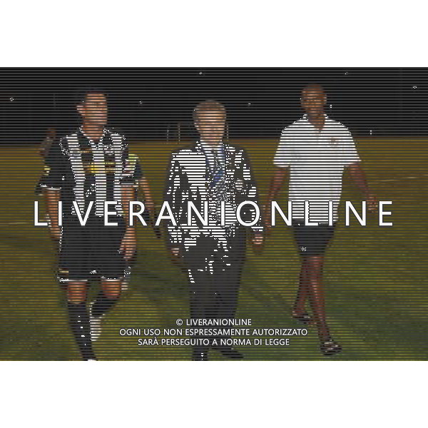 Murata (RSM) - Tampere United (FIN) Preliminari di Champions League 2007/2008 17.07.2007 Nella Foto: Nascimento do Santos Aldair con Massimo Agostini Ph.Vitez-Ag. Aldo Liverani