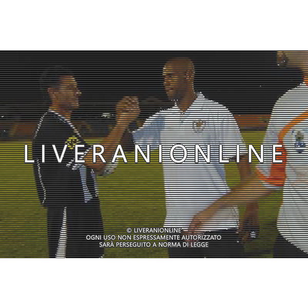 Murata (RSM) - Tampere United (FIN) Preliminari di Champions League 2007/2008 17.07.2007 Nella Foto: Nascimento do Santos Aldair con Massimo Agostini Ph.Vitez-Ag. Aldo Liverani