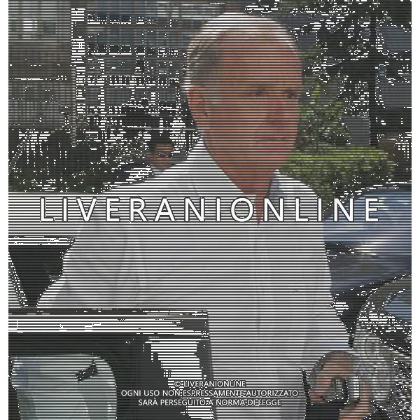 Milano 25 luglio 2007 Consiglio Lega Calcio nella foto: Cobolli Gigli Giovanni arriva in lega calcio con la nuova Fiat 500 foto Andry / Ag. Aldo Liverani