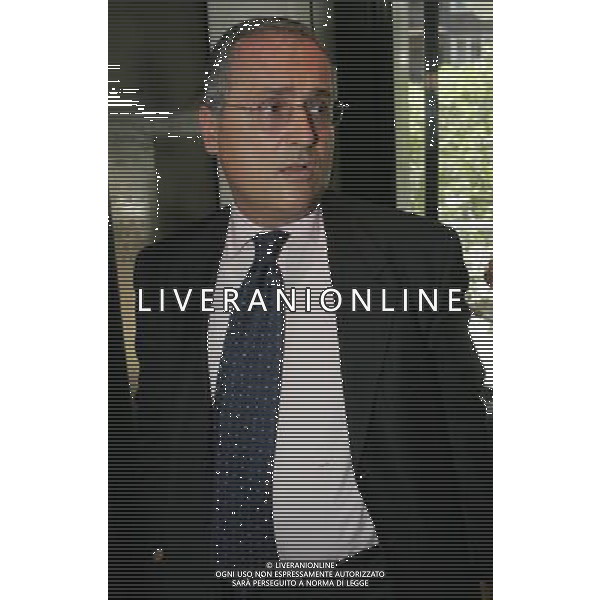 Milano 25 luglio 2007 Consiglio Lega Calcio nella foto: Lotito Claudio foto Andry / Ag. Aldo Liverani