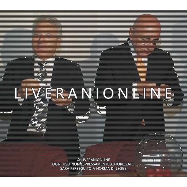 Milano 25 luglio 2007 Sorteggio Coppa Italia 2007/2008 in lega calcio foto Andry / Ag. Aldo Liverani