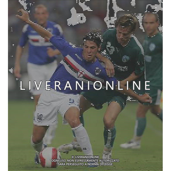 GENOVA 28/7/2007 INTERTOTO SAMPDORIA-CHERNO MORE VARNA NELLA FOTO ACCARDI-GEORIEV FOTO ANDRY/AG ALDO LIVERANI