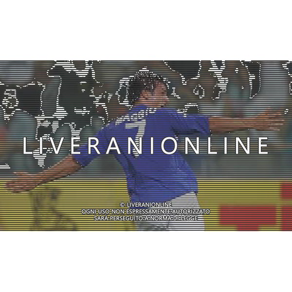 GENOVA 28/7/2007 INTERTOTO SAMPDORIA-CHERNO MORE VARNA NELLA FOTO ESULTANZA GOL MAGGIO FOTO ANDRY/AG ALDO LIVERANI