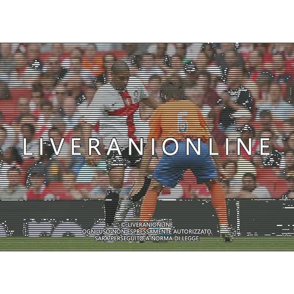 VALENCIA -INTER AMICHEVOLE LONDRA 28/07/2007 NELLA FOTO ADRIANO ALBELDA AG ALDO LIVERANI 