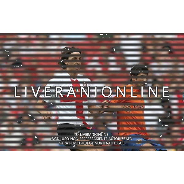 VALENCIA -INTER AMICHEVOLE LONDRA 28/07/2007 NELLA FOTO CANEIRA - IBRAHIMOVIC AG ALDO LIVERANI 