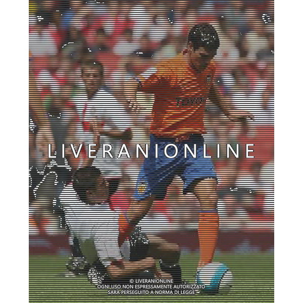 VALENCIA -INTER AMICHEVOLE LONDRA 28/07/2007 NELLA FOTO MAROUUFI - GAVILAN AG ALDO LIVERANI 