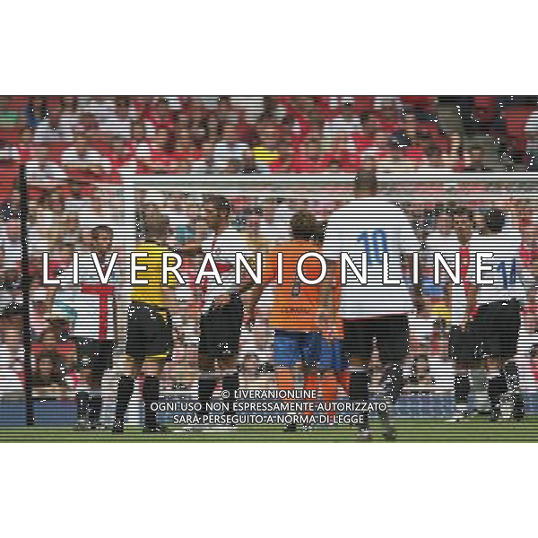 VALENCIA -INTER AMICHEVOLE LONDRA 28/07/2007 NELLA FOTO MATERAZZI MARCO AG ALDO LIVERANI 