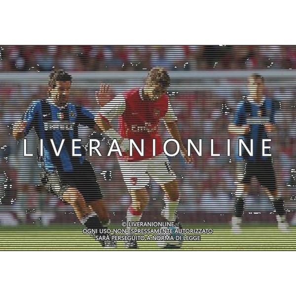 ARSENAL INTER TROFEO EMIRATES 29/07/2007 NELLA FOTO FIGO FLAMINI AG ALDOL IVERANI