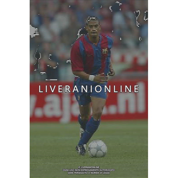 BARCELLONA CALCIO 2003 NELLA FOTO REIZIGER MICHAEL FOTO ALDO LIVERANI