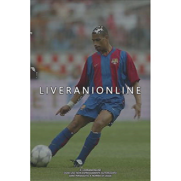 BARCELLONA CALCIO 2003 NELLA FOTO REIZIGER MICHAEL FOTO ALDO LIVERANI