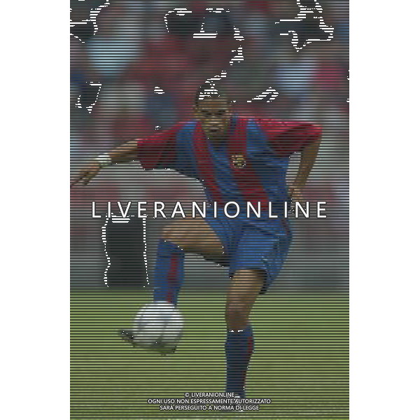 BARCELLONA CALCIO 2003 NELLA FOTO REIZIGER MICHAEL FOTO ALDO LIVERANI