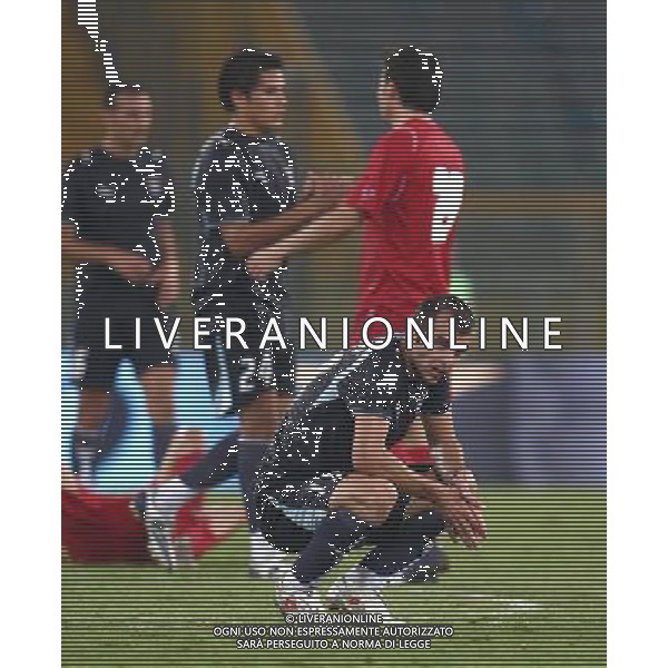 Roma (Stadio Olimpico) - 14 / 08 / 2007 - 3° turno preliminare Champhions League - Lazio Vs Dinamo Bucarest - nella foto: Goran PANDEV sconsolato al fischio finale ph Corradetti / ag. Aldo Liverani