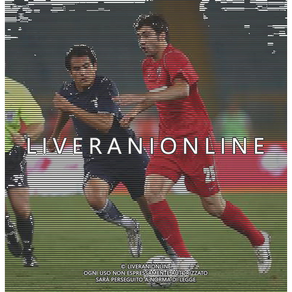 Roma (Stadio Olimpico) - 14 / 08 / 2007 - 3° turno preliminare Champhions League - Lazio Vs Dinamo Bucarest - nella foto: Adrian ROPOTAN e Cristian LEDESMA ph Corradetti / ag. Aldo Liverani