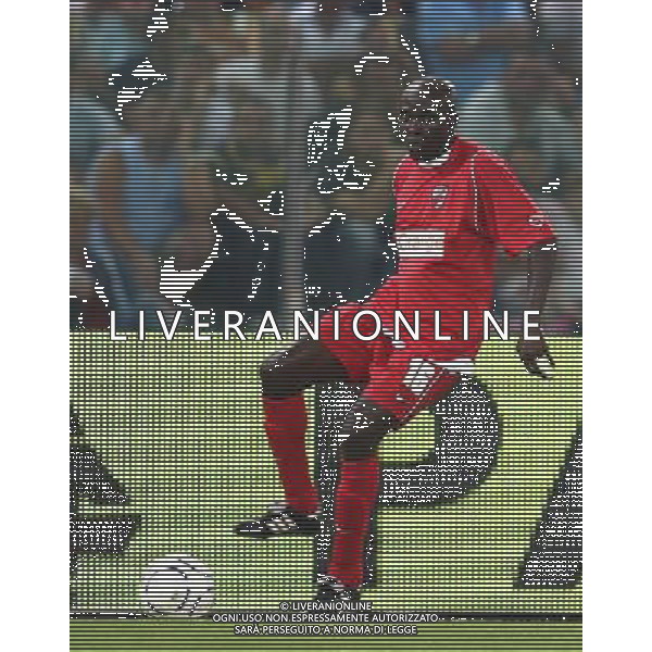 Roma (Stadio Olimpico) - 14 / 08 / 2007 - 3° turno preliminare Champhions League - Lazio Vs Dinamo Bucarest (1-1) - nella foto: George BLAY ph Corradetti / ag. Aldo Liverani