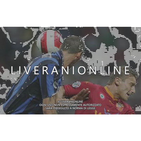 Inter - Roma SuperCoppa Italiana Milano 19/08/2007 nella foto Marco Materazzi e Francesco Totti ph andry/Ag. Aldo Liverani