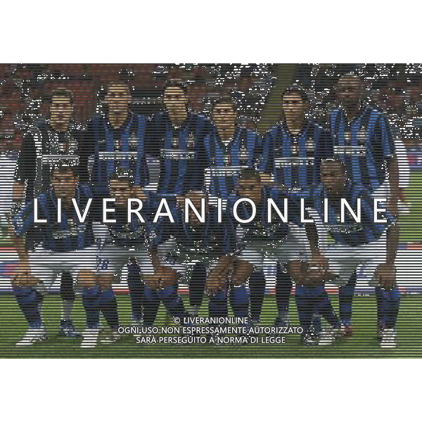 Inter - Roma SuperCoppa Italiana Milano 19/08/2007 nella foto Formazion Inter 2007/2008 ph Andry/Ag. Aldo Liverani