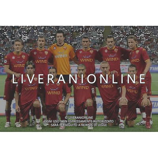 Inter - Roma SuperCoppa Italiana Milano 19/08/2007 nella foto Formazion Roma 2007/2008 ph Andry/Ag. Aldo Liverani