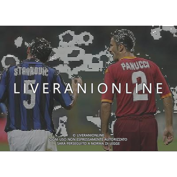 Inter - Roma SuperCoppa Italiana Milano 19/08/2007 nella foto discussione tra cristian panucci e dejan stankovic ph Ag. Aldo Liverani