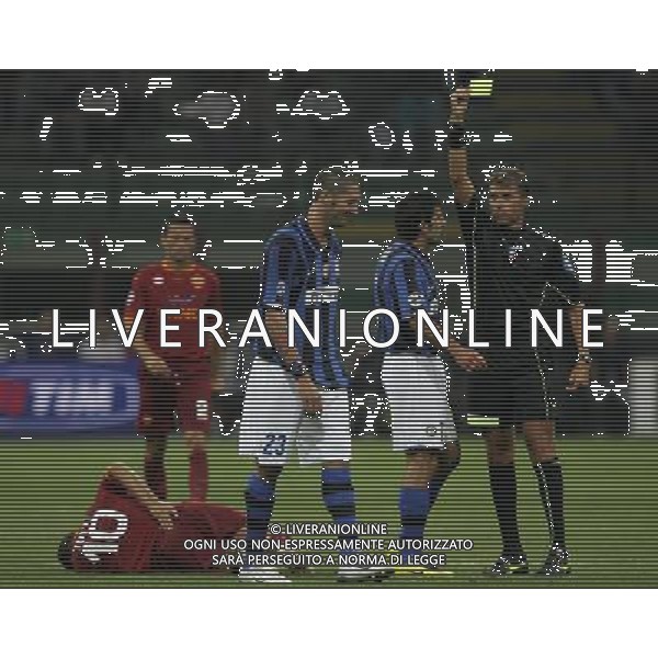 Inter - Roma SuperCoppa Italiana Milano 19/08/2007 nella foto ammonizione di marco materazzi ph Ag. Aldo Liverani