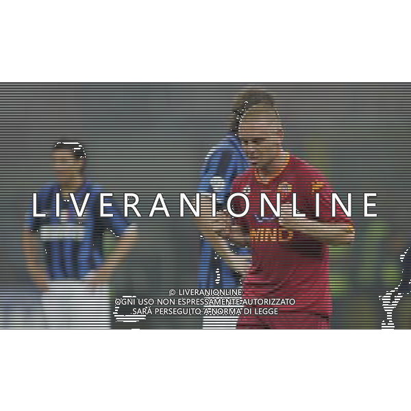 Inter - Roma SuperCoppa Italiana Milano 19/08/2007 nella foto esultanza dopo il gol su rigore di Daniele De Rossi ph Ag. Aldo Liverani