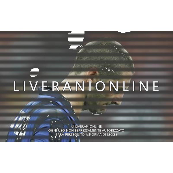 Inter - Roma SuperCoppa Italiana Milano 19/08/2007 Festeggiamenti dei giocatori della roma vincitori della Coppa nella foto la delusione di marco materazzi ph Ag. Aldo Liverani