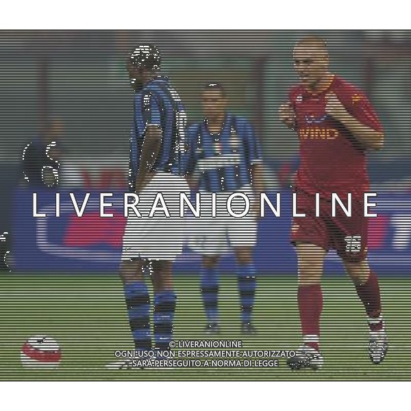 Milano 19 agosto 2007 Inter-Roma Supercoppa Italiana 2007 nella foto: esultanza dopo il gol di De Rossi Daniele foto Andry / Ag. Aldo Liverani