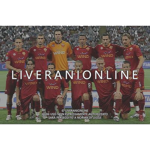 Milano 19 agosto 2007 Inter-Roma Supercoppa Italiana 2007 nella foto: formazione Roma foto Andry / Ag. Aldo Liverani