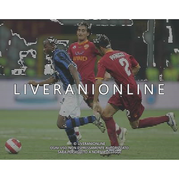 Milano 19 agosto 2007 Inter-Roma Supercoppa Italiana 2007 nella foto: Suazo David e Panucci Christian foto Andry / Ag. Aldo Liverani