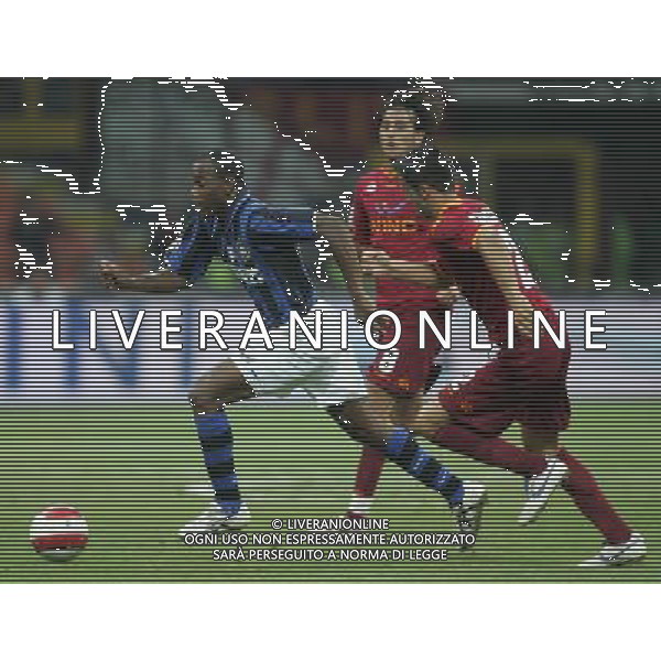 Milano 19 agosto 2007 Inter-Roma Supercoppa Italiana 2007 nella foto: Suazo David e Panucci Christian foto Andry / Ag. Aldo Liverani