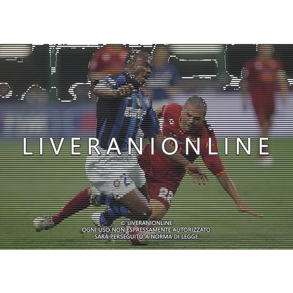 Milano 19/08/2007 Supercoppa Italiana 2007 inter-roma 0:1 nella foto suazo e tonetto ph marco luzzani/ag aldo liverani s.a.s.