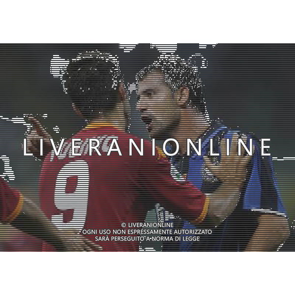 Milano 19/08/2007 Supercoppa Italiana 2007 inter-roma 0:1 nella foto stankovic e vucinic ph marco luzzani/ag aldo liverani s.a.s.