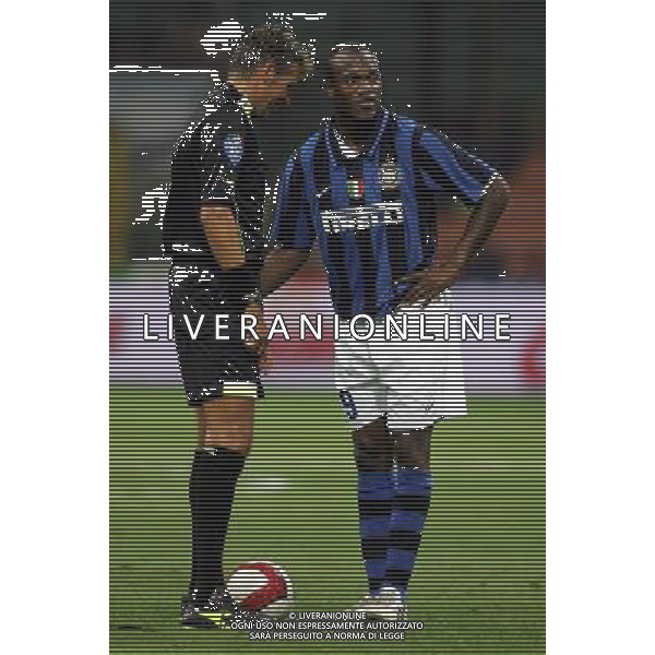 Milano 19/08/2007 Supercoppa Italiana 2007 inter-roma 0:1 nella foto suazo e rosetti ph marco luzzani/ag aldo liverani s.a.s.