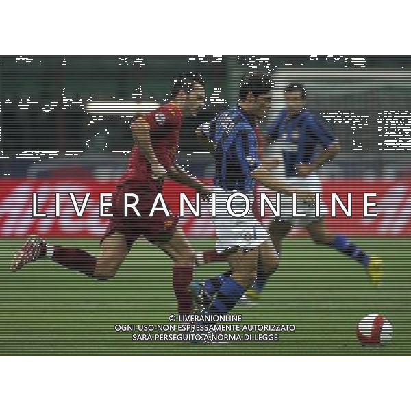 Milano 19/08/2007 Supercoppa Italiana 2007 inter-roma 0:1 nella foto zanetti e cassetti ph marco luzzani/ag aldo liverani s.a.s.