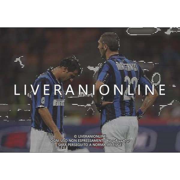 Milano 19/08/2007 Supercoppa Italiana 2007 inter-roma 0:1 nella foto materazzi e stankovic ph marco luzzani/ag aldo liverani s.a.s.