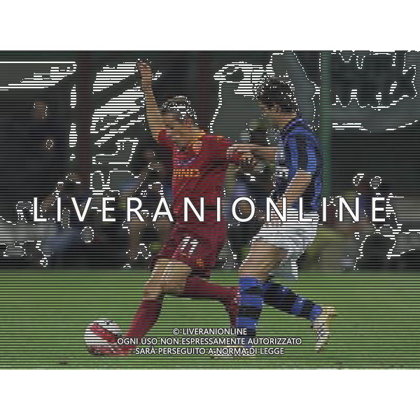 Milano 19/08/2007 Supercoppa Italiana 2007 inter-roma 0:1 nella foto taddei e chivu ph marco luzzani/ag aldo liverani s.a.s.