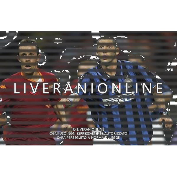 Milano 19/08/2007 Supercoppa Italiana 2007 inter-roma 0:1 nella foto taddei e materazzi ph marco luzzani/ag aldo liverani s.a.s.