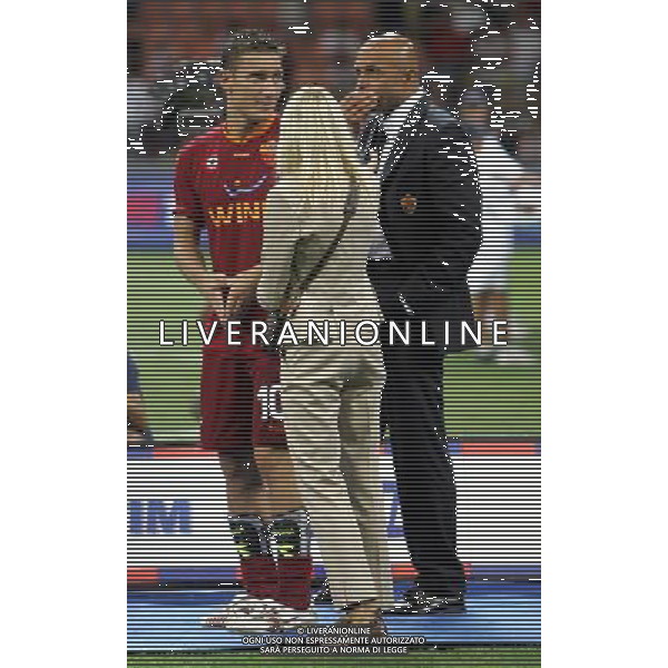 Milano 19/08/2007 Supercoppa Italiana 2007 inter-roma 0:1 nella foto spalletti lucinao e frtancesco totti ph marco luzzani/ag aldo liverani s.a.s.